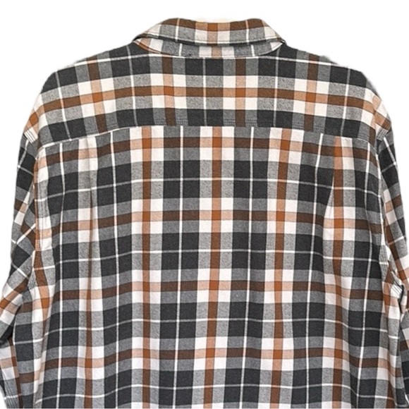 CARHARTT Hubbard Original Fit Plaid Flannel Shirt Heavy Work Wear Casual Size XL - Picture 9 of 14